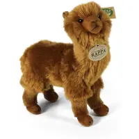 Rappa Plüsch-Lama Alpaka braun 23 cm ECO-FRIENDLY