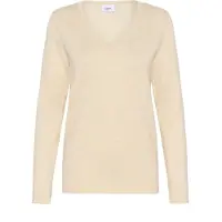 Saint tropez "MilaSZ LS V-Neck Pullover" Regular fit, Viskosemischung