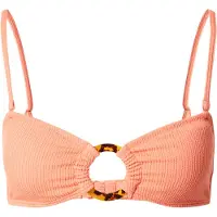 Roxy Bandeau-Bikini-Top "Sunshine Bandeau", Damen, Gr. L, orange (rot orange), Obermaterial: 89% Polyester, 11% Elasthan., Bikini-Oberteile Bandeau-Bikini-Top