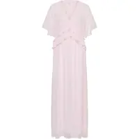 Saint tropez Midikleid SAINT TROPEZ "Damen Kleid LindzySZ", Damen, Gr. XXL, N-Gr, pink (pink tulle), Obermaterial: 100% Polyester PES., Kleider Midikleid