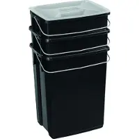 Curver Biobox-Recycling-Set 2 x 10 l + 6 l