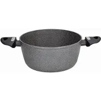 Tognana Porcellane WI75816AMNF, 3,82 l, Schwarz, Grau, Aluminium, Floatech, Keramik, Gas, Halogen, Induktion, Versiegelte Platte, Schwarz