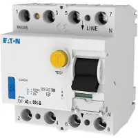 Eaton 300299 FI-Schalter, allstromsensitiv, 40 A, 4p, 30 mA, Typ B PXF-40/4/003-B