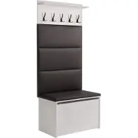 KOBI Schuhschrank mit Sitz und Kleiderbügel ANDY