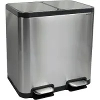 MAUL Abfalleimer MAULswing 24 l Kunststoff 27 x 33 x 59 cm dunkelgrau
