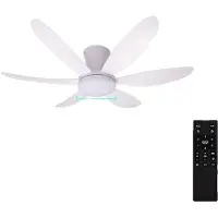 OEM Deckenventilator Licht, 3 Farbtemperaturen, 6 Geschwindigkeitsstufen, 6-Klingen