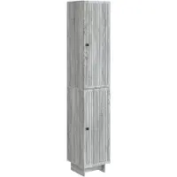 Syfax Schrankset 2 stk. Grau Sonoma Holzwerkstoff