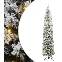 vidaXL Fritz (mit 300 LEDs und 120 weissen/grauen Kugeln)