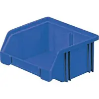 LA-KA-PE LA KA PE Sichtlagerkasten Größe 5 blau Länge 85 / 65 x Breite 105 x Höhe 45mm aus Polystyrol stapelbar - LK5