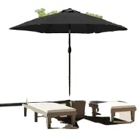 OEM Sonnenschirm-Baldachin, 300 cm Durchmesser, langlebiger Outdoor-Schutz, armeegrün