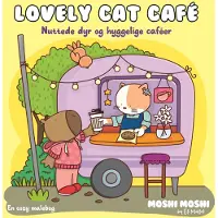 Forlaget Tukan Moshi Moshi Cat Café Coloring Book Malbuch