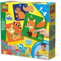 SES Creative My First Sticking Animal Tails Spiel