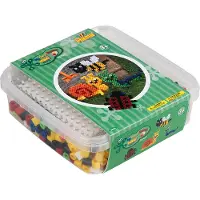 Hama Pegboard In Box Maxi Beads Bauspiel