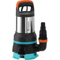 Gardena 19500 Aquasensor, 860 W, AC, 1 bar, 19500 l/h, IPX8, Schwarz, Grün, Edelstahl