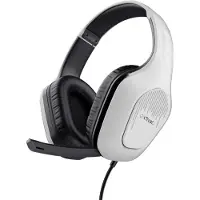 Trust Gaming GXT 415PS Zirox Leichtes Gaming Headset für Playstation 5 mit 50-mm-Treiber, 1,2 m Kabel, 3,5-mm-Audioanschluss, Hochklappbares Mikrofon, Over-Ear PS5 Kopfhörer mit Kabel - Weiß