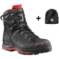 Haix Sicherheitsstiefel S3 TREKKER PRO 2.0 602017 Schwarz/Rot 46,5