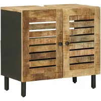 vidaXL Badezimmerschrank-Set 5 Stk. Natur 38 x 33 x 160 cm