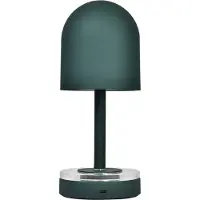 AYTM Akkulampe Luceo, waldgrün, Metall, 24 cm, dimmbar, IP44