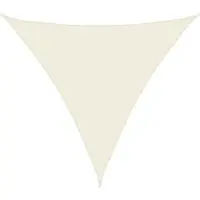 OEM Sonnenschirm - Drei-eckig - 4,5x4,5x4,5 Meter - Wasserabweisende Oxford Stoff - UV-Schutz - Creme