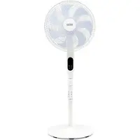 TZS First Austria - Standventilator mit Fernbedienung 60W - 3 Stufen, Schwenkfunktion - 70° Oszillation, Timer, Display - Weiß