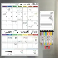 OEM Magnetische Kalender für den Kühlschrank mit Marker und Wisser