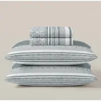 Svilanit Baumwoll-Satin-Bettwäsche Silver Lines