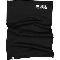 Mons Royale Double Up Merino Neckwarmer black (1) OS