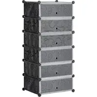 STILVORA Lowboard mit Dämpfungsscharniere,TV-Schrank TV-Regal mit 2 Schubladen,TV-Board Fernsehschrank mit 3 Türen,weiß+schwarz