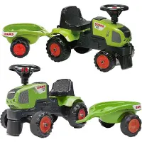 Falk Toys Claas Traktorrutscher mit Anhänger