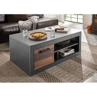 GuenstigEinrichten Brooklyn Couchtisch 110x63cm matera / old mix Nachbildung Wohnzimmer Tisch Beistelltisch