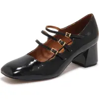EMANUELLE VEE M4633 Decollete Mary Jane Donna Woman Patent Shoes