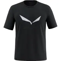 Salewa - Solidlogo Dry T-Shirt - Funktionsshirt Gr 48 - M schwarz