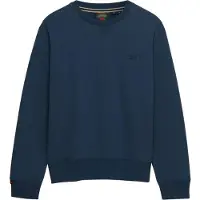 Superdry für Herren. M2013751A Sweatshirt Essential Logo Crew Marineblau (S), Lässig, Baumwolle