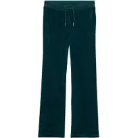 Superdry für Damen. W7011203A Jogger-Hose Velour Wide Leg grün (S), Lässig, Baumwolle
