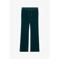 Superdry für Damen. W7011203A Jogger-Hose Velour Wide Leg grün (XL), Lässig, Baumwolle