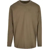 Build Your Brand Long Sleeve Tee With Cuffrib