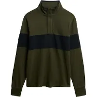 Superdry Classic Rugby Henley Langarm-polo