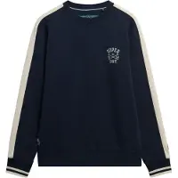 Superdry für Herren. M2014281A Athletic Club Crew Sweatshirt navy (XXL), Lässig, Baumwolle, Marine