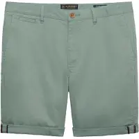 Superdry für Herren. M7110486A Premium Regular Regular Short Chino grün (28), Lässig, Baumwolle