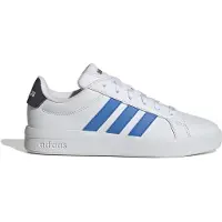 Adidas Sneaker SPORTSWEAR "GRAND COURT 3.0 KINDER UND TEENS", Mädchen, Gr. 39, cloud weiß, lucid ray blau, aurora onix, Synthetik, Textil, Schuhe Sneaker, für Kinder & Jugendliche