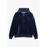 Superdry Country Club Velour Reißverschlusspullover