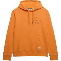 Superdry für Herren. M2014538A Sweatshirt 1954 Firma orange (S), Lässig, Baumwolle
