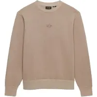 Superdry für Herren. M2014441A Micro Logo Crew Sweatshirt beige (S), Lässig, Baumwolle