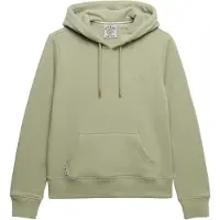 Superdry Kapuzensweatshirt "Essential Logo Emb Hood Hb", Damen, Gr. S, grün (dusty sage), Sweatware, Obermaterial: 100% Baumwolle, unifarben, Rundhals, Rippbündchen, Sweatshirts Kapuzensweatshirt