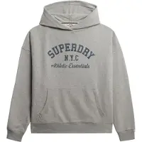 Superdry für Damen. W2012452A Athletic Essentials Relax Sweatshirt grau (S), Lässig, Baumwolle