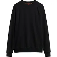 Superdry für Herren. M2014307A Essential Logo Raglan Sweatshirt schwarz (XL), Lässig, Baumwolle