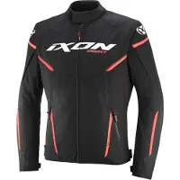 Ixon Textiljacke Striker 2 Herren, schwarz/weiß/rot - Größe XL