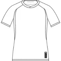 Endura WMS Alltrack Rout Short Sleeve Tech Tee white (WH) L