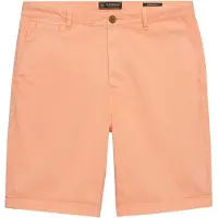 Superdry für Herren. M7110486A Coral Premium Regular Regular Chino Shorts (36), Lässig, Baumwolle, Koralle