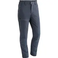 Maier Sports Outdoorhose "Nil Wool", Herren, Gr. 56, Normalgrößen, grau, 85% Polyamid, 15% Elasthan, Hosen Outdoorhose, Herren Winter Wanderhose, Funktionshose mit Wollwattierung